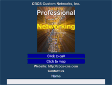 Tablet Screenshot of cbcs-cns.com